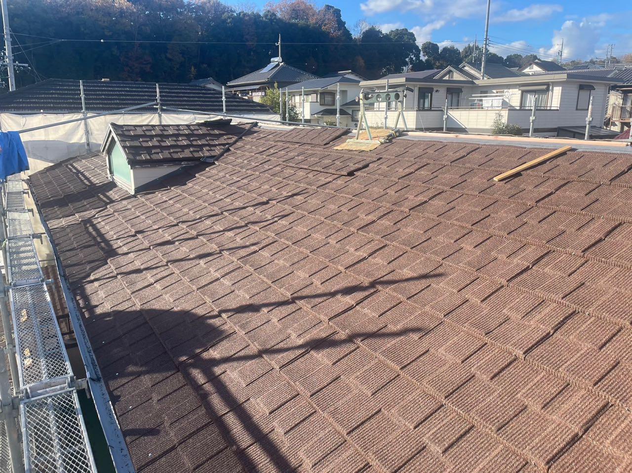 【屋根板金工事】屋根本体施工1