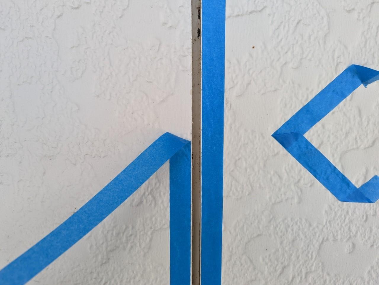 【シーリング工事】マスキング貼り