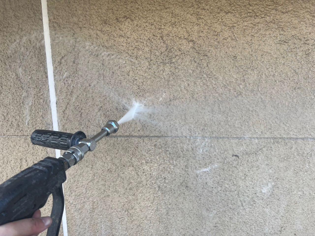 【外壁洗浄】バイオ洗剤塗布