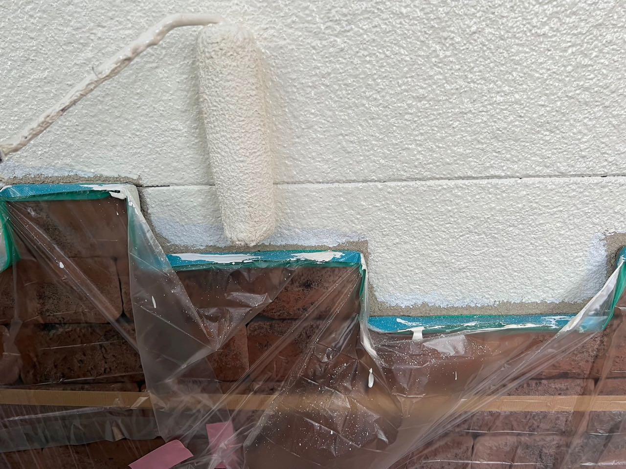 【外壁塗装1】中塗り