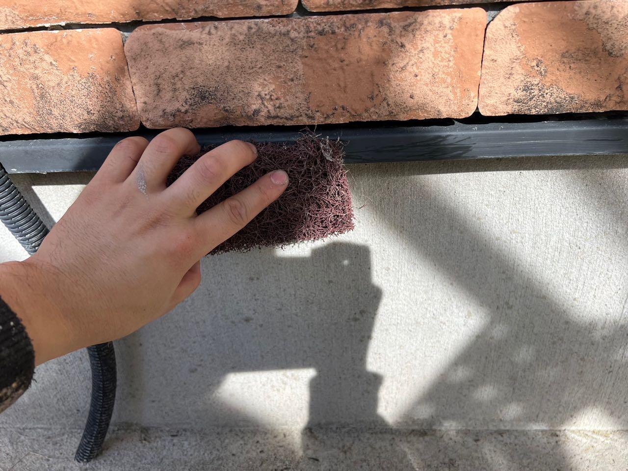 【水切り塗装】ケレン作業