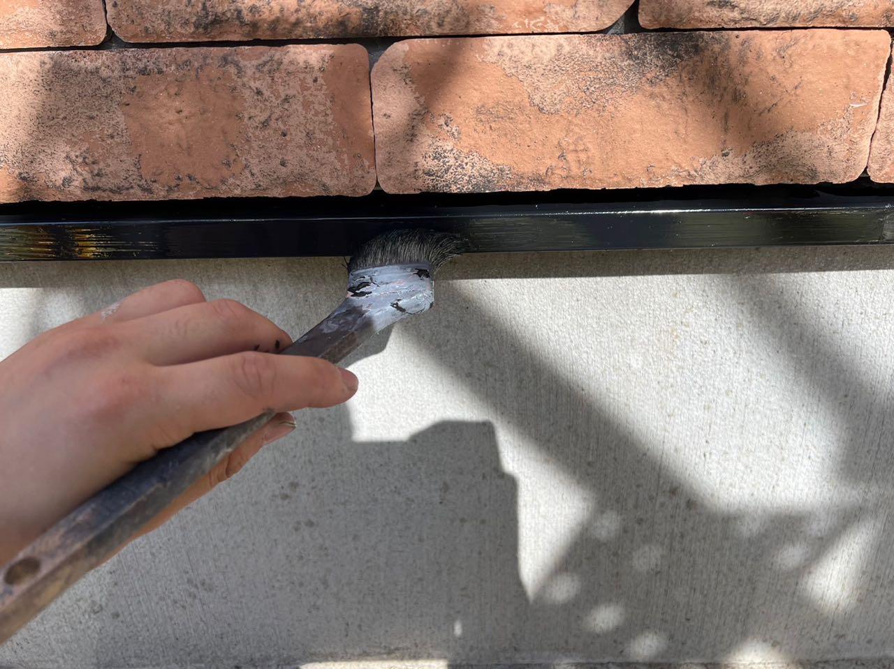 【水切り塗装】上塗り