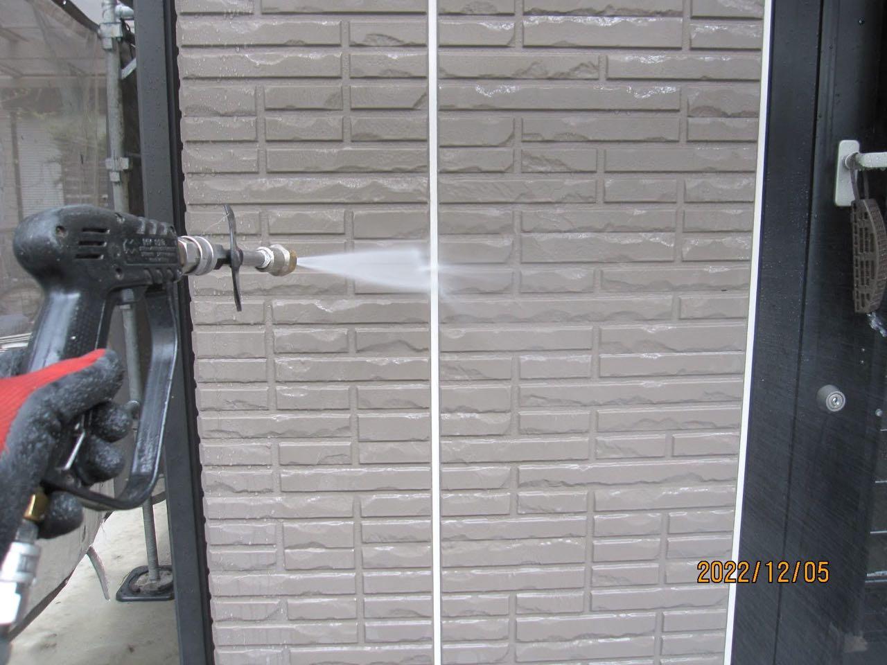【外壁洗浄】高圧水洗浄