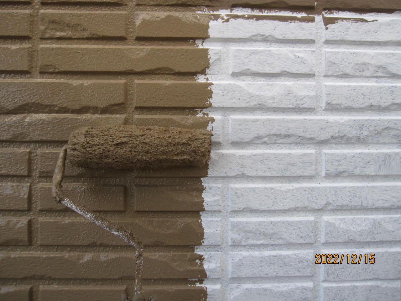 【外壁塗装1】中塗り