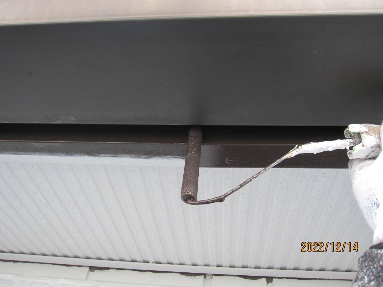 【破風・鼻隠し塗装】下塗り