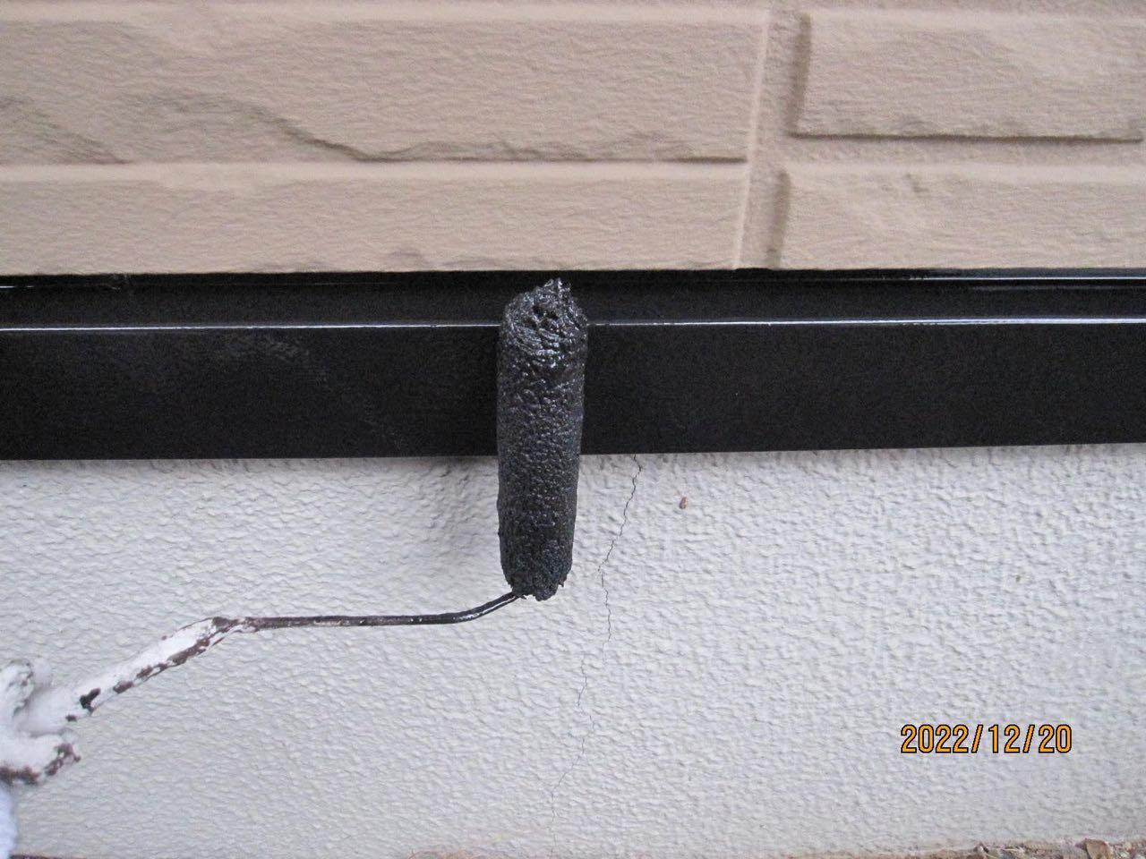 【水切り塗装】上塗り