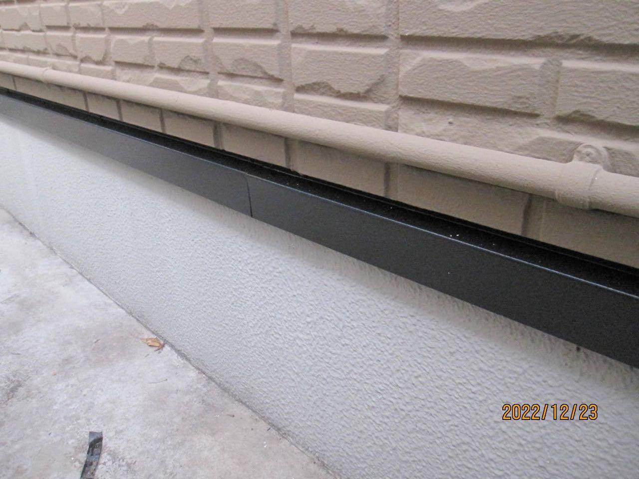 【水切り塗装】完了