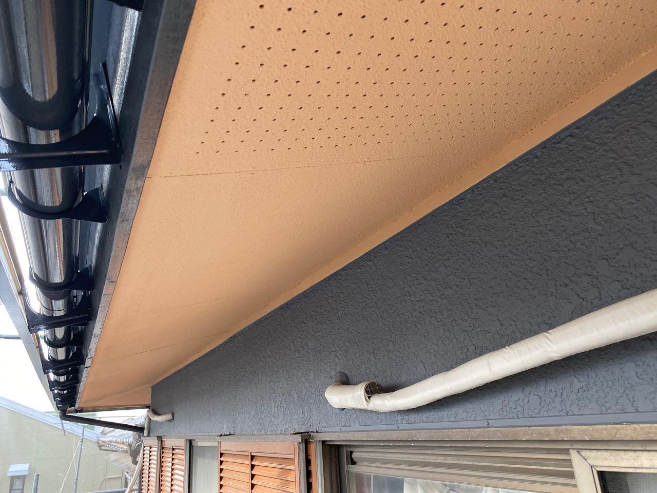 【軒天塗装】完了