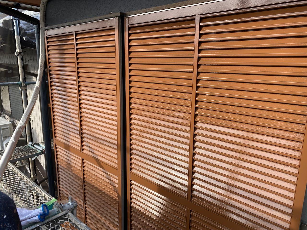 【雨戸塗装】完了