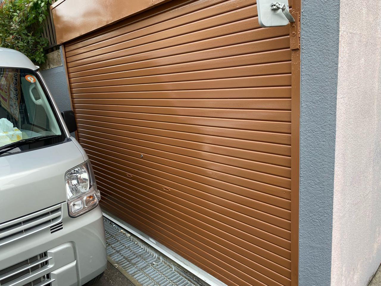 【シャッターボックス塗装】完了