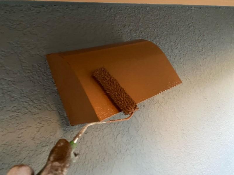 【水切り塗装】上塗り