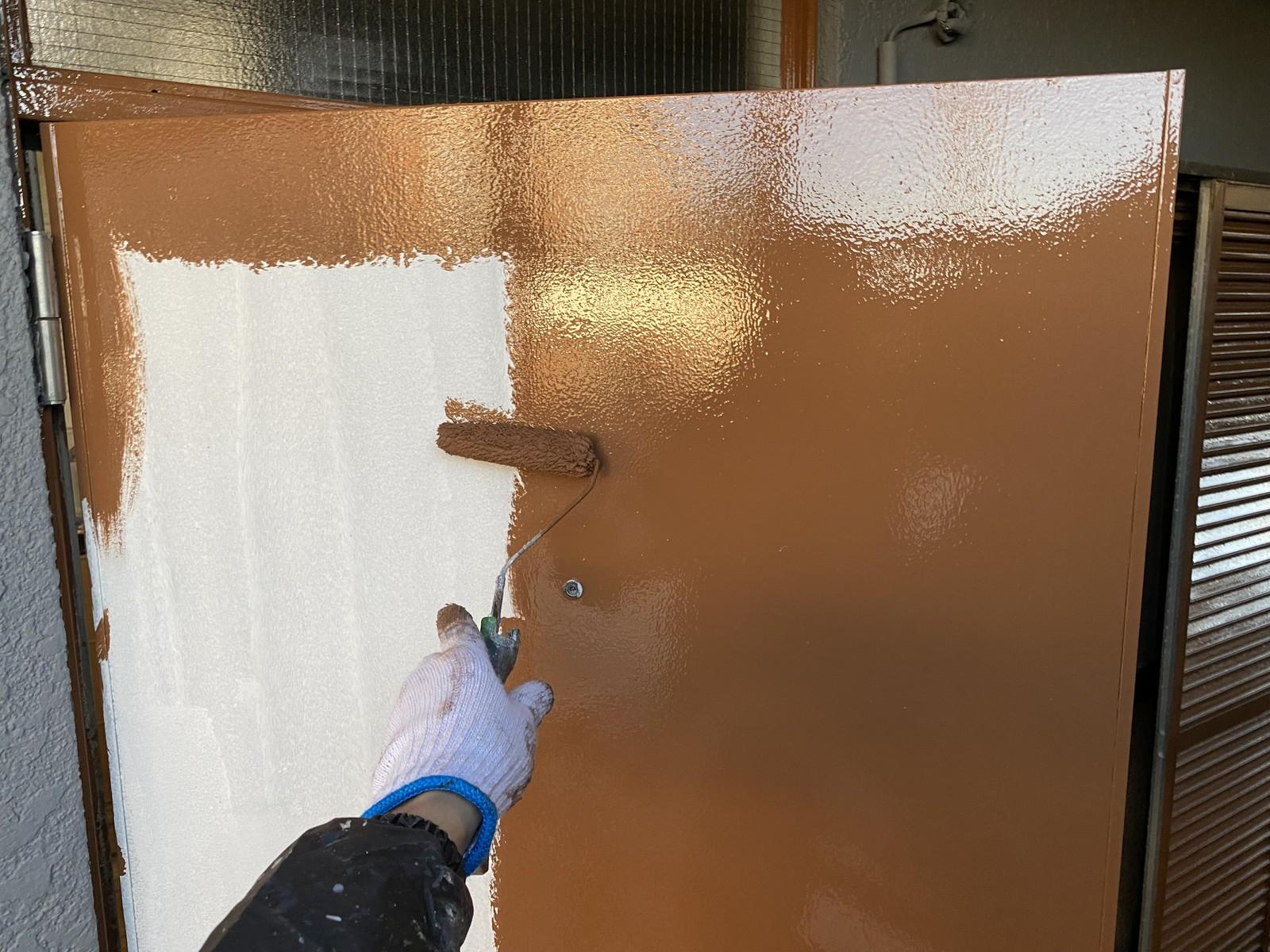 【スリムダクト塗装】下塗り