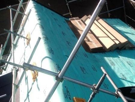 【屋根板金工事】屋根本体施工1