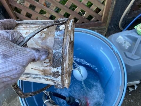 【バイオ洗剤準備】原液混入