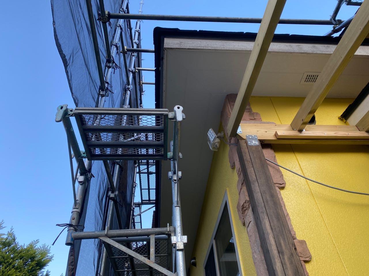 【軒天塗装】完了