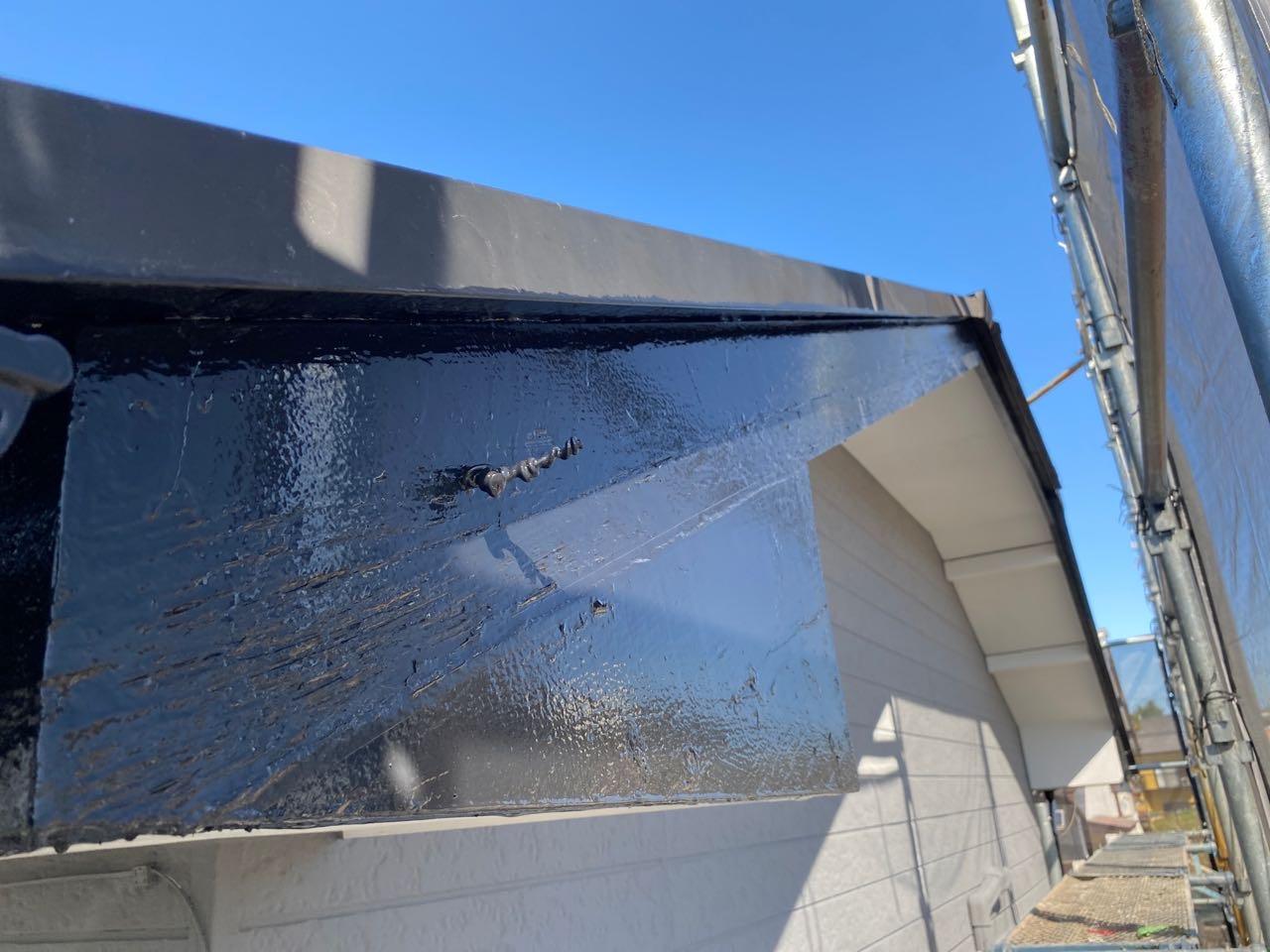 【破風・鼻隠し塗装】完了