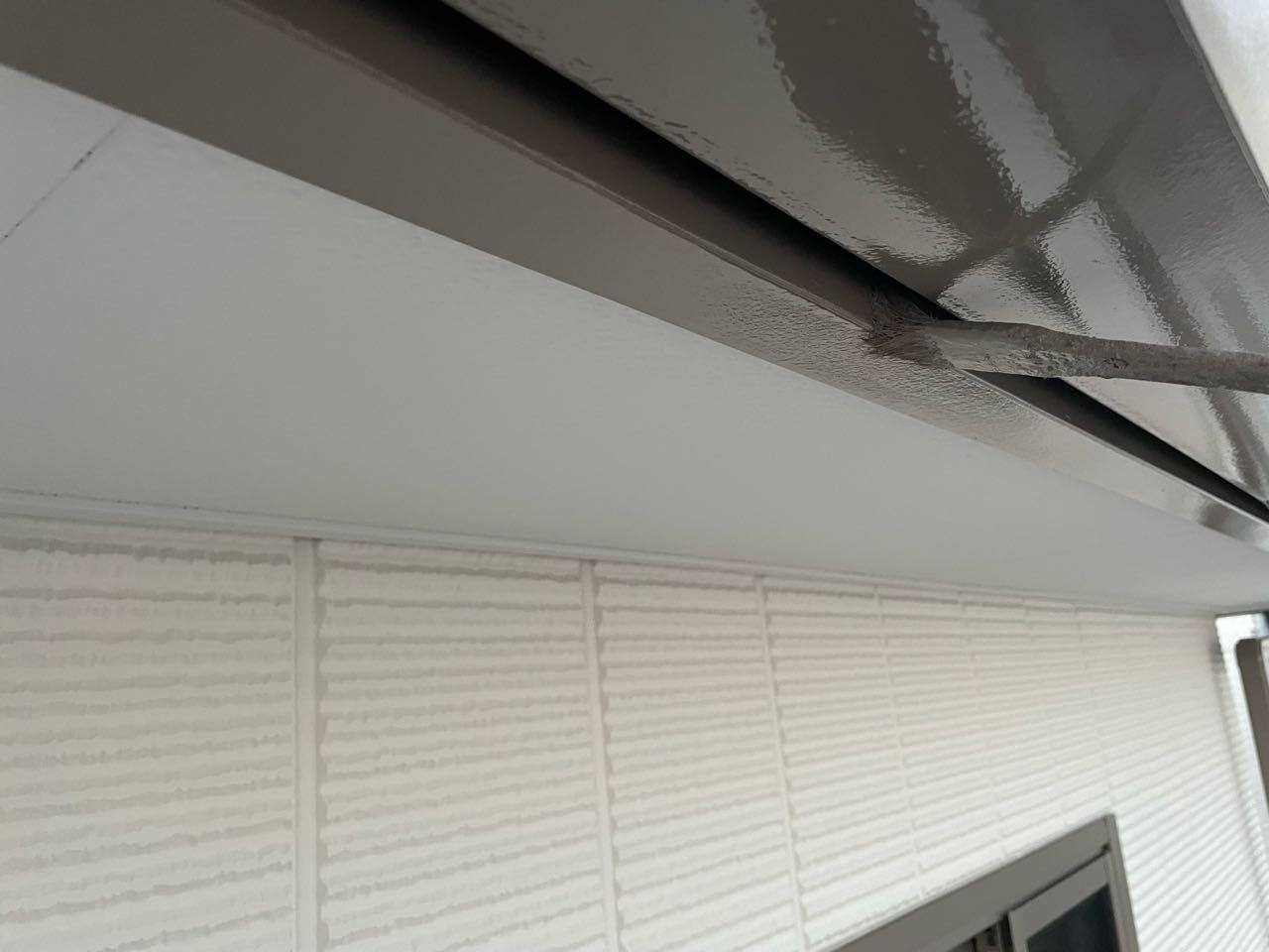 【破風・鼻隠し塗装】下塗り