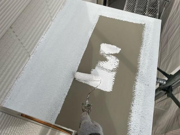 【庇塗装】下塗り