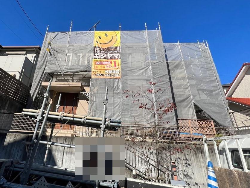【足場設置工事】完了全景