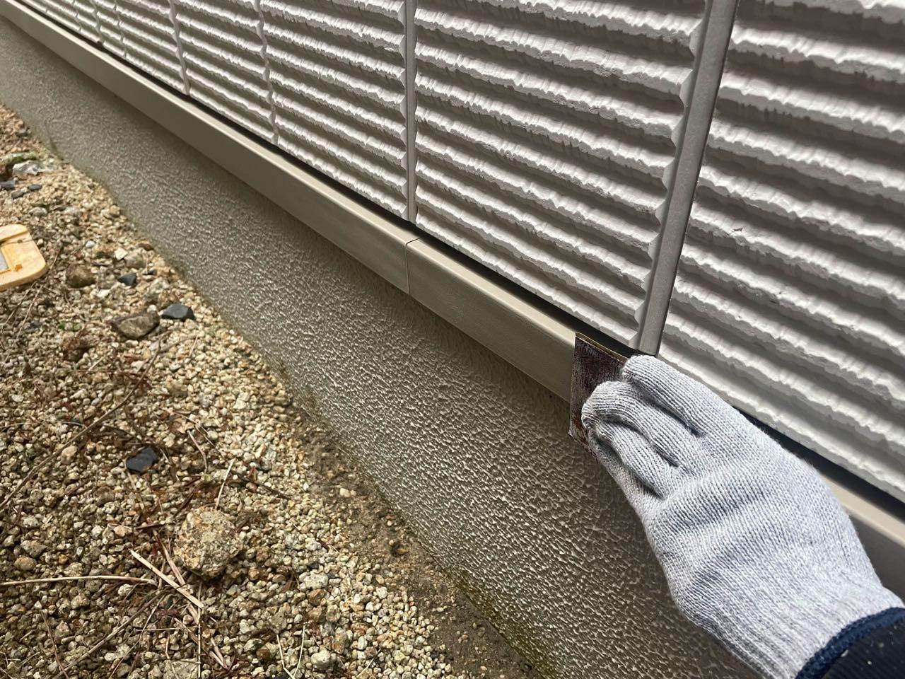 【水切り塗装】ケレン作業