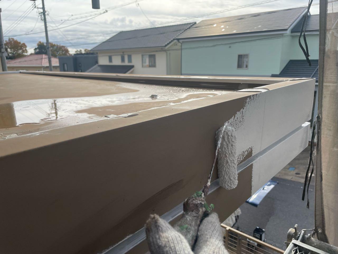 【スリムダクト塗装】下塗り