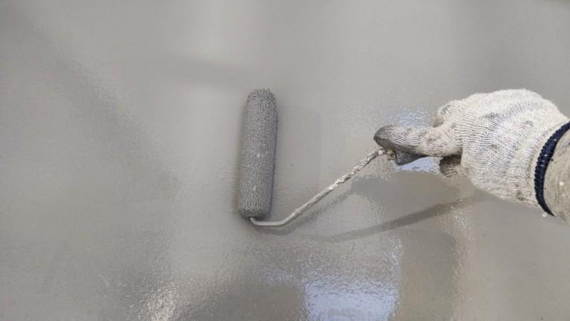 【防水工事】ウレタン防水塗布2回目