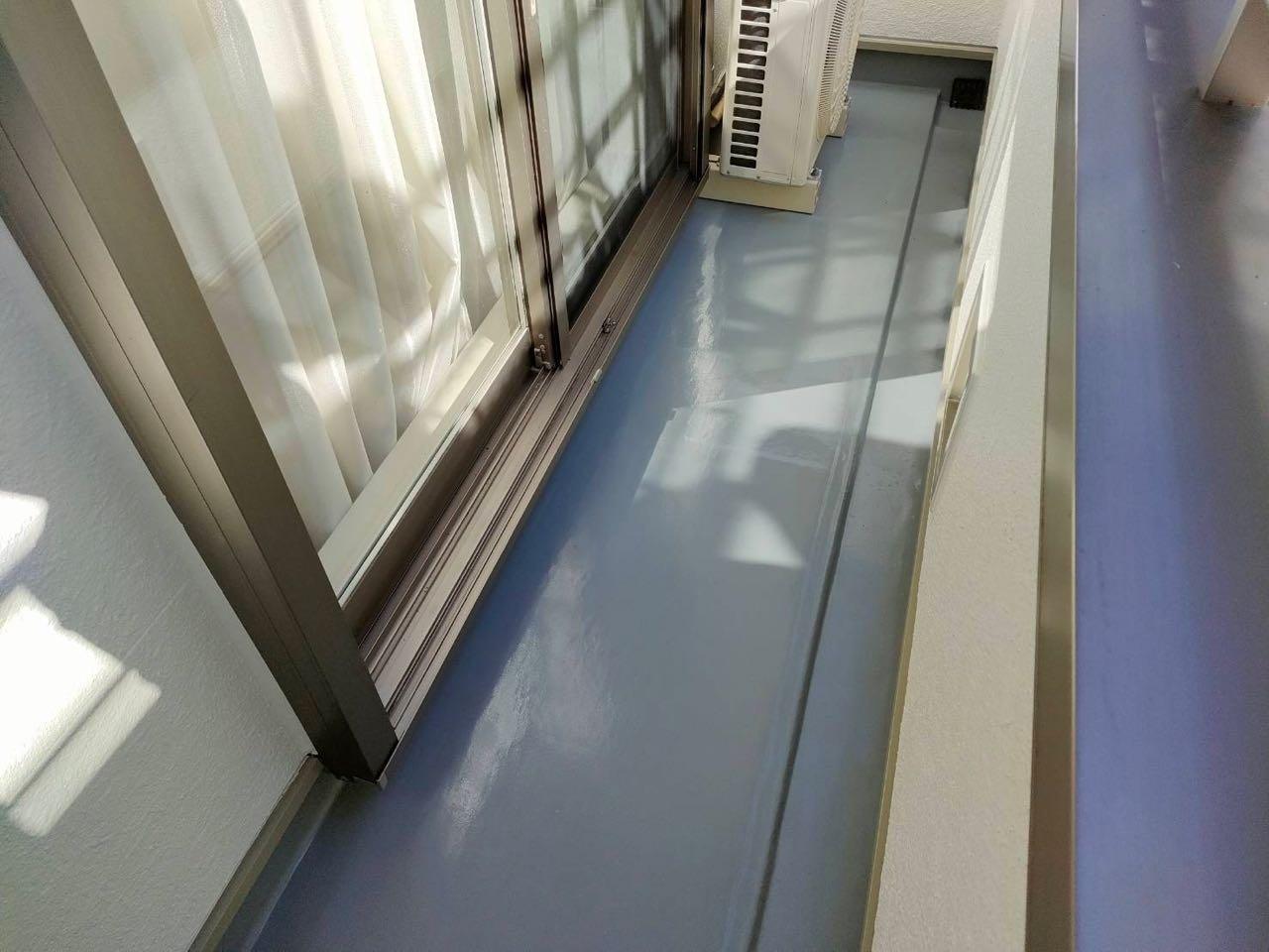 【防水工事】トップコート塗布