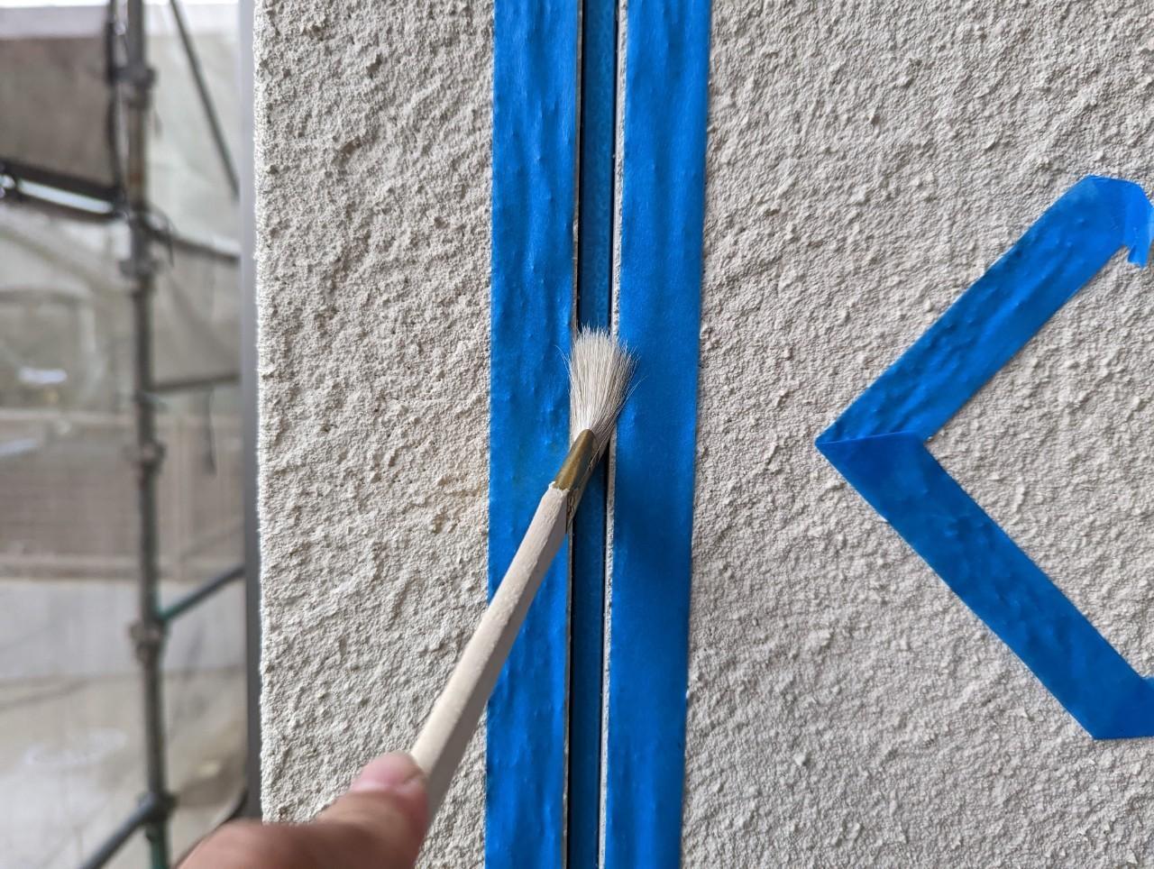 【シーリング工事】プライマー処理