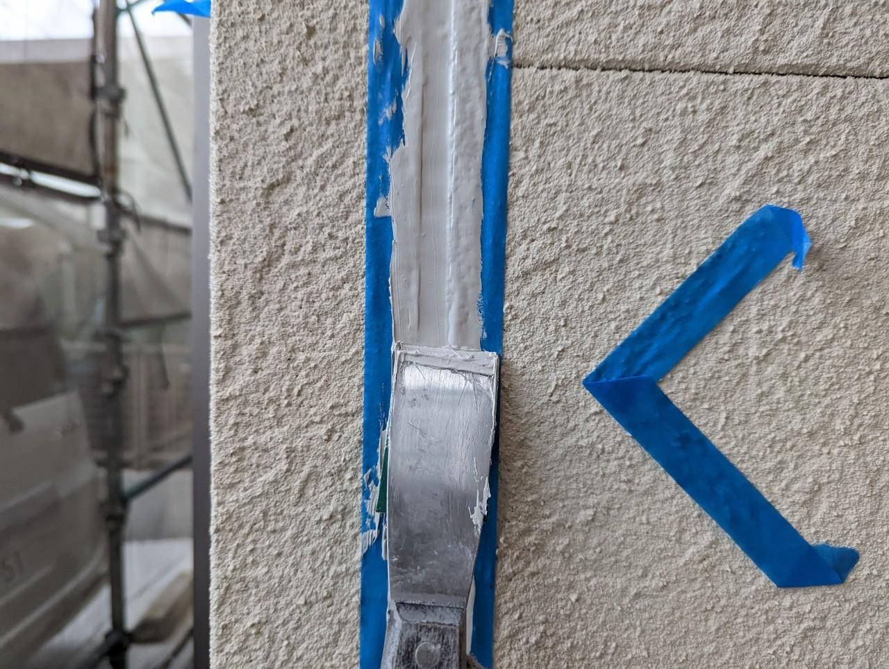 【シーリング工事】ヘラ押さえ
