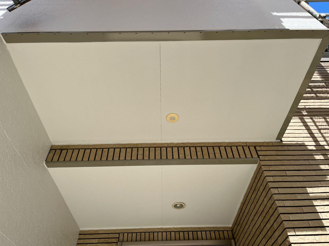 【軒天塗装】完了