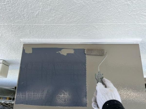 【庇塗装】下塗り