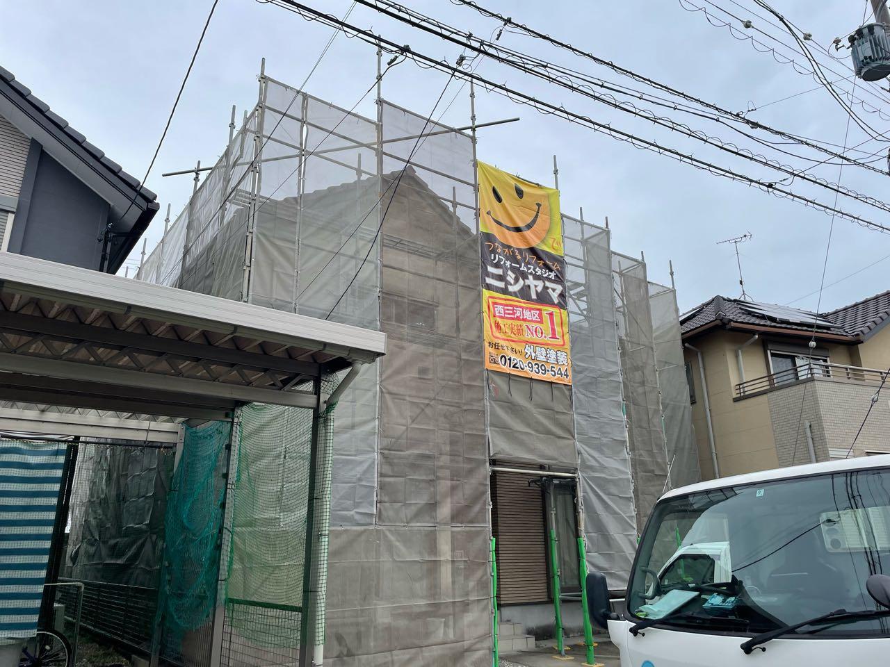 【足場設置工事】完了全景