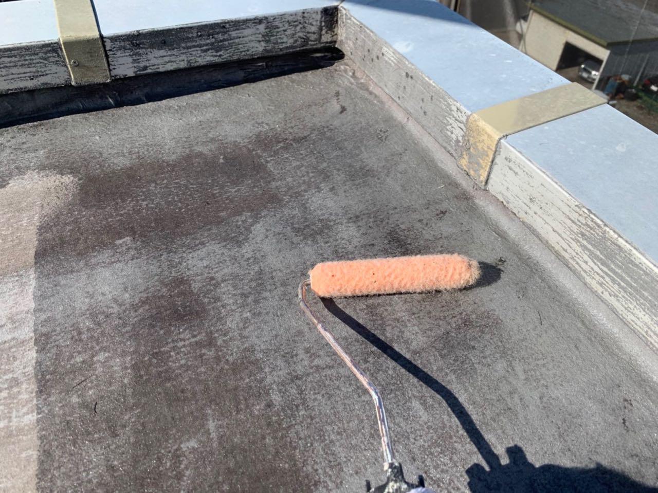 【防水工事】プライマー塗布