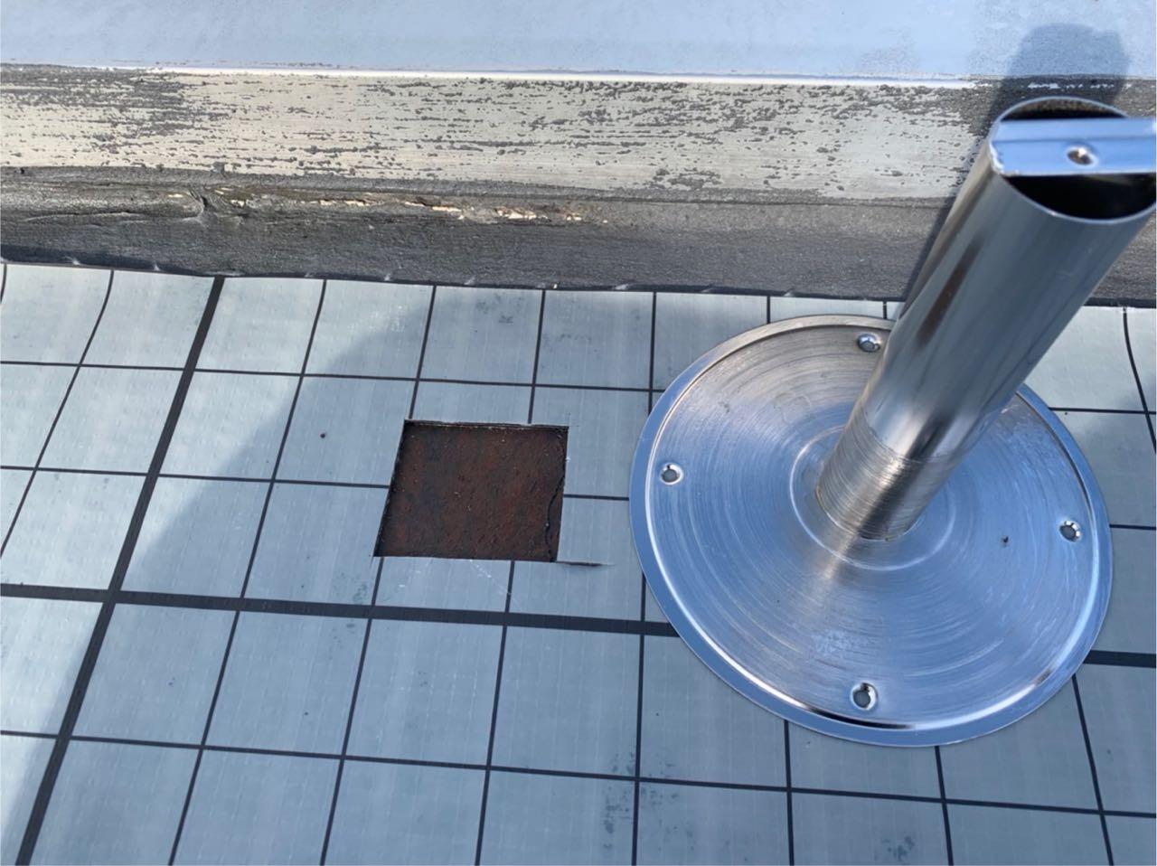 【防水工事】脱気筒取付