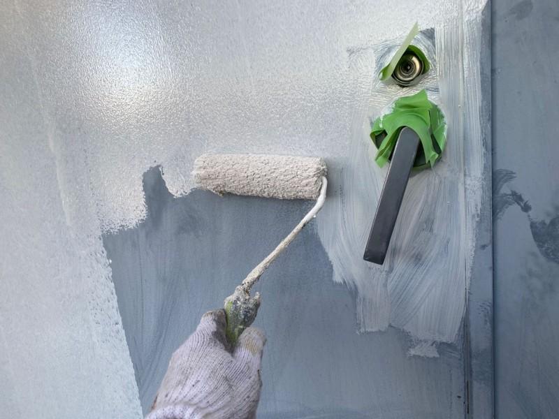 【庇塗装】下塗り