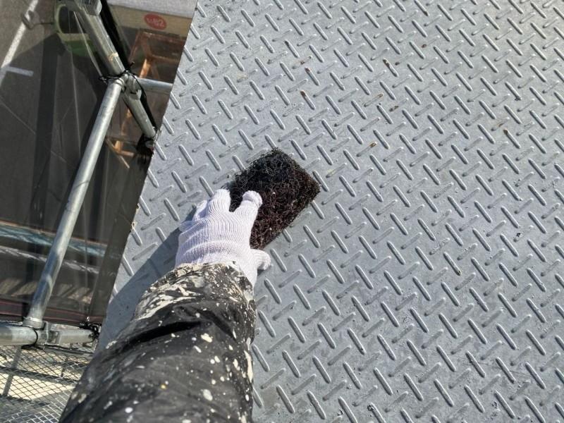 【帯塗装】ケレン作業