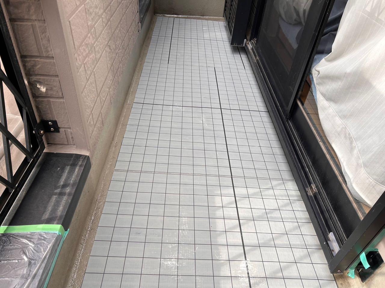 【防水工事】自着シート貼り