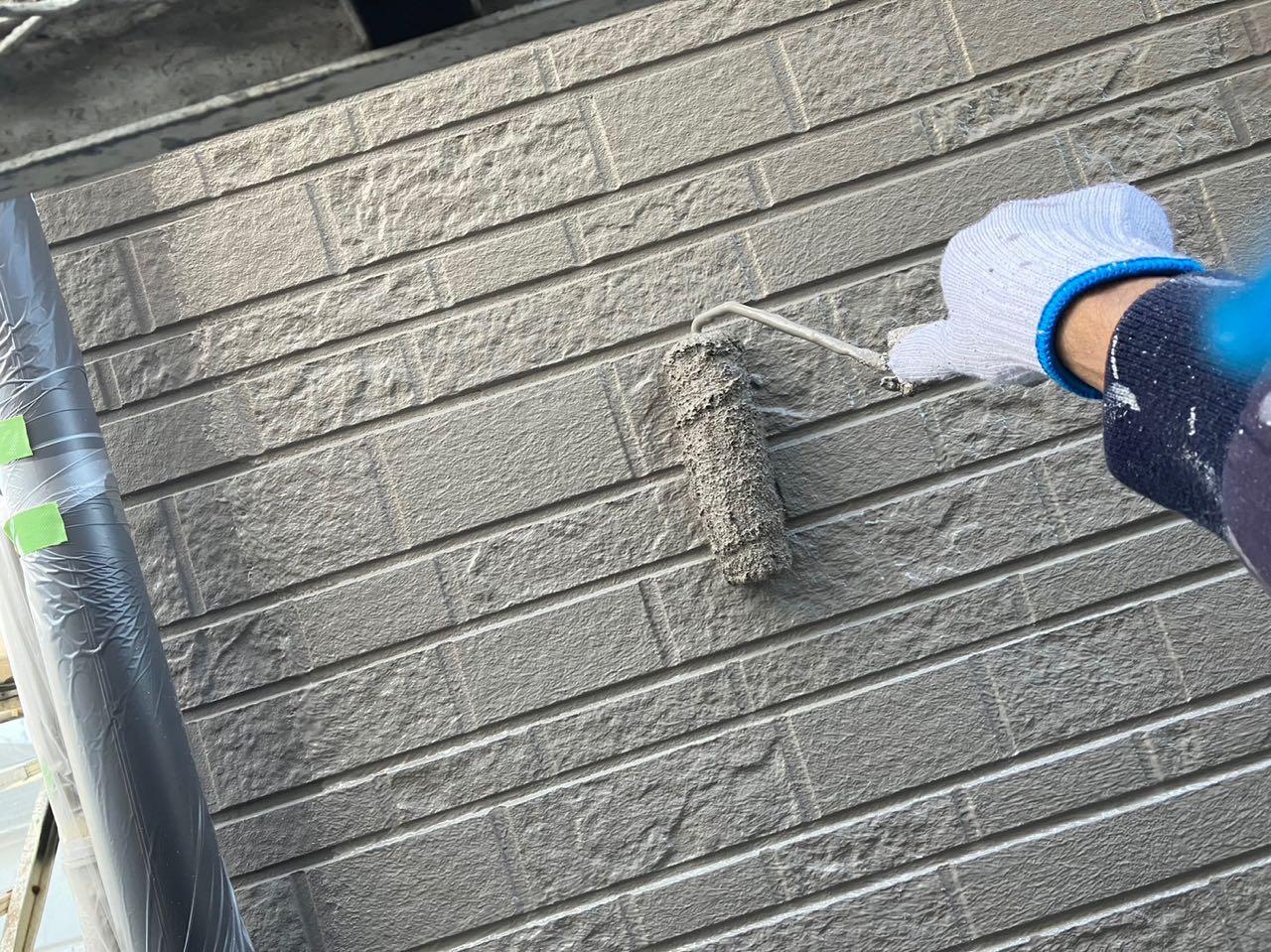 【外壁塗装1】上塗り