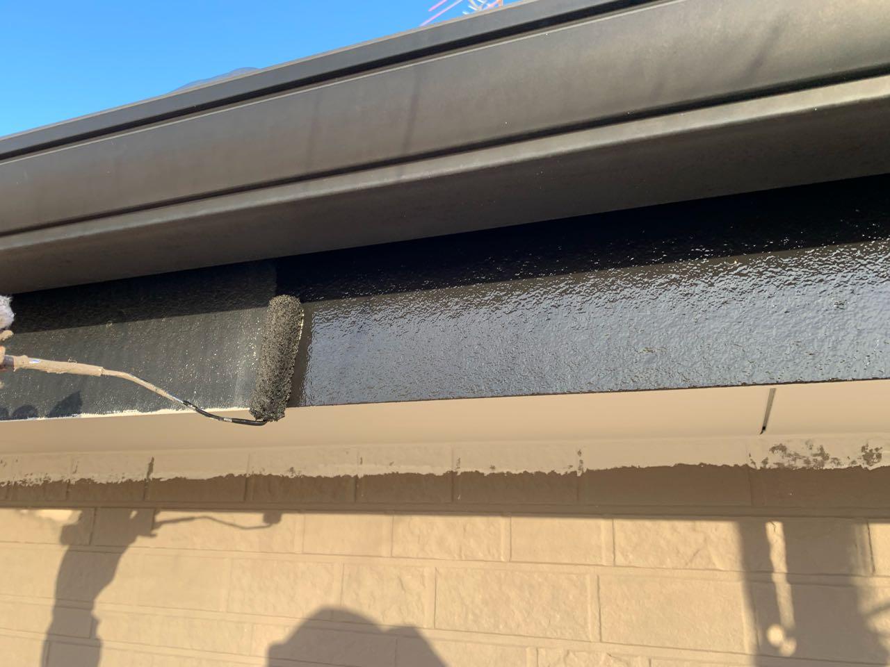 【破風・鼻隠し塗装】下塗り