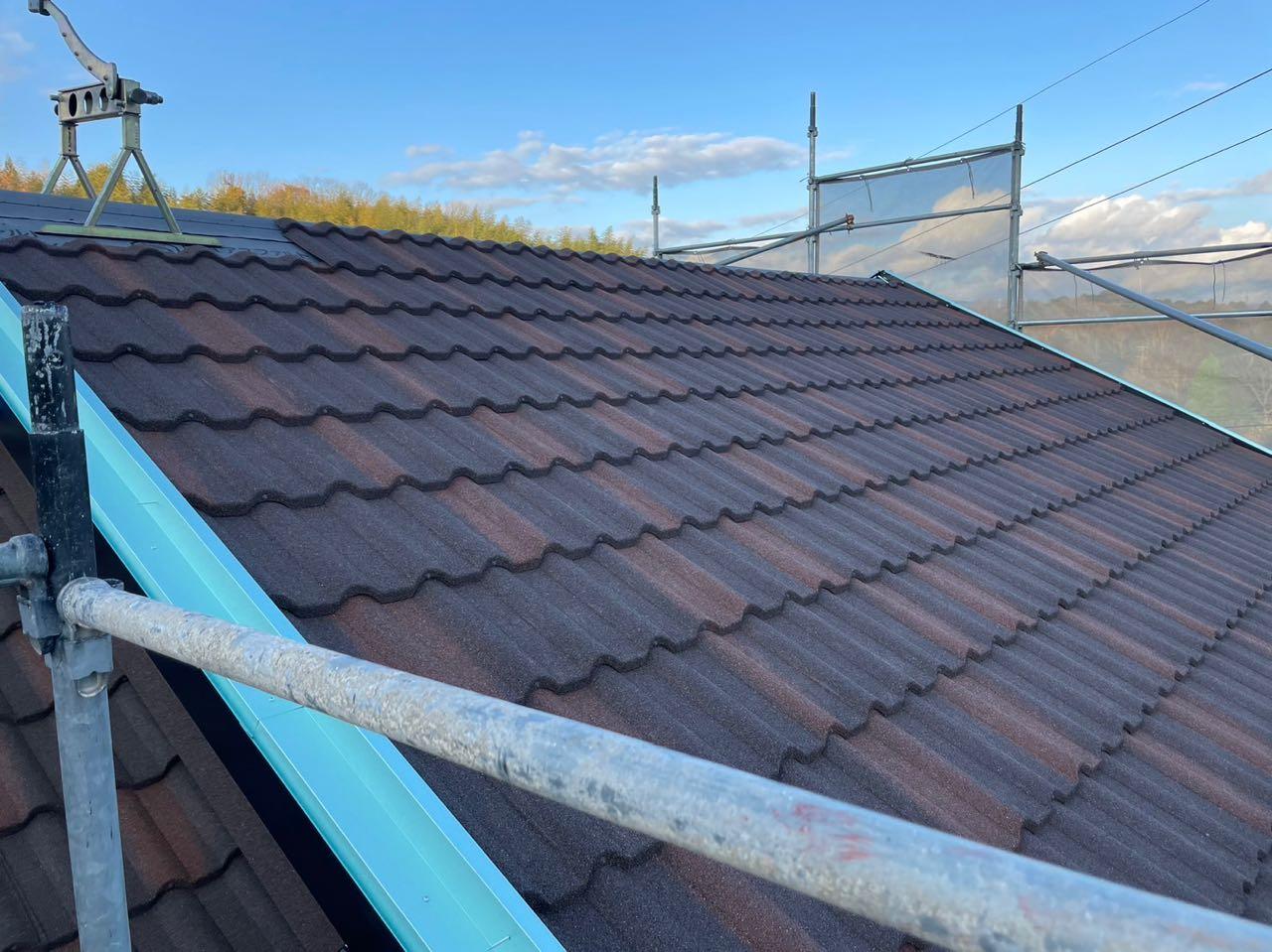 【屋根板金工事】屋根本体施工1