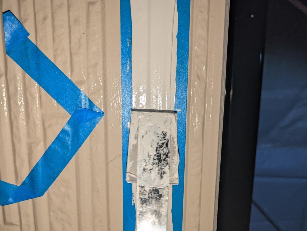 【シーリング工事】ヘラ押さえ