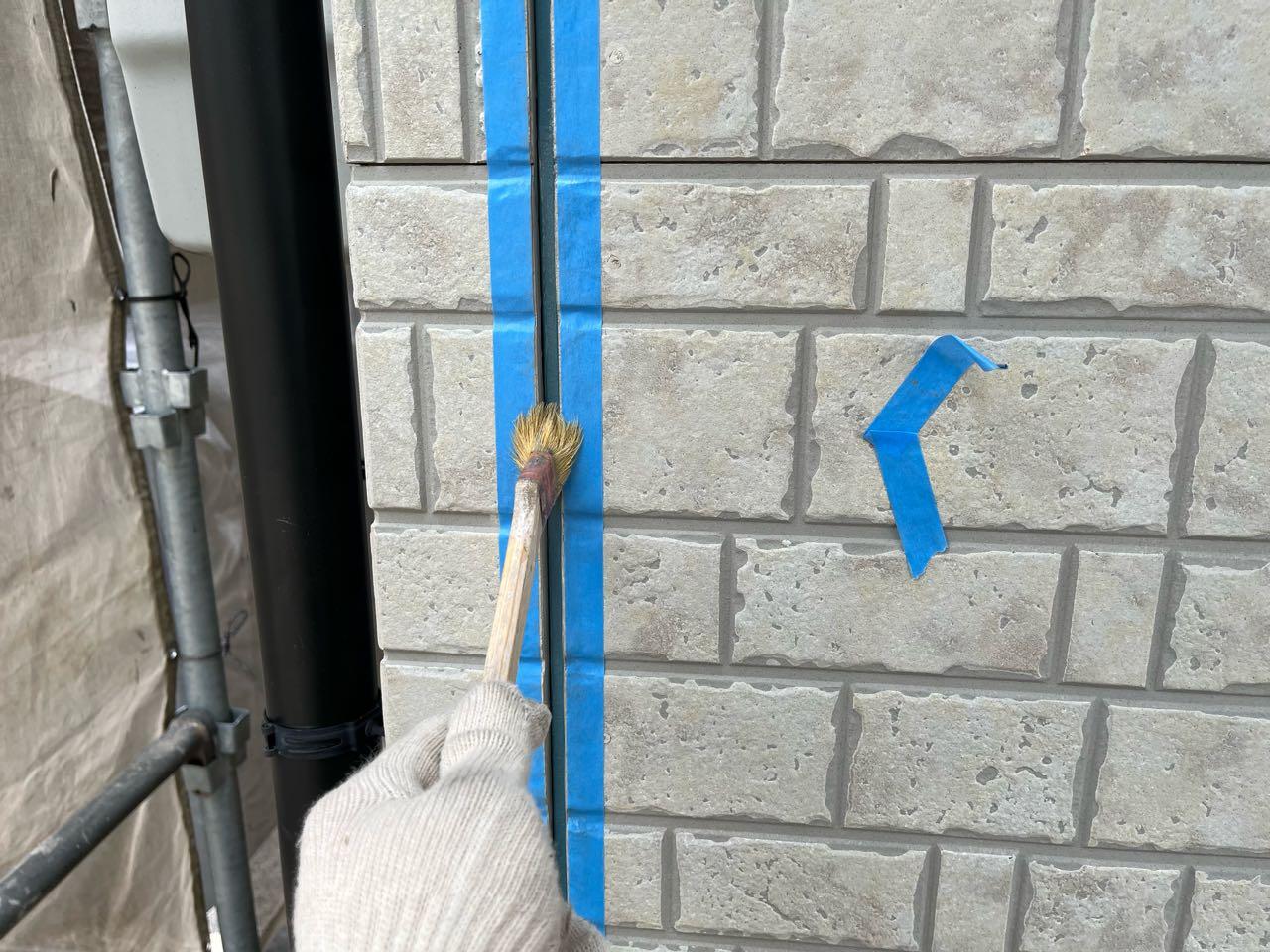 【シーリング工事】プライマー処理