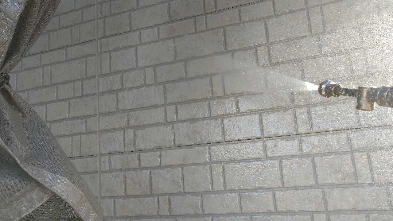 【外壁洗浄】高圧水洗浄