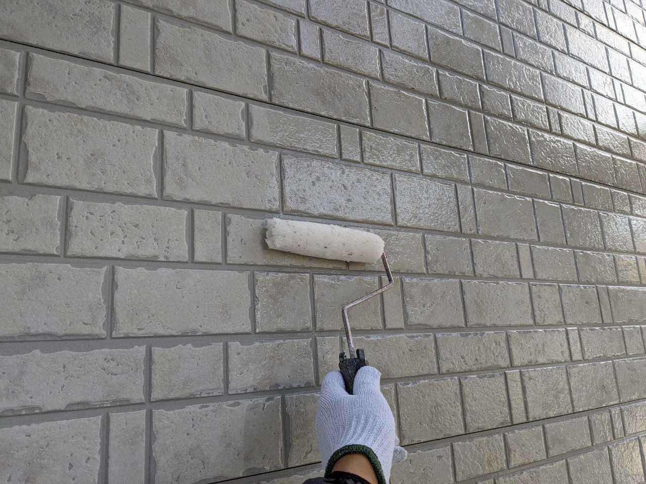 【外壁塗装1】上塗り