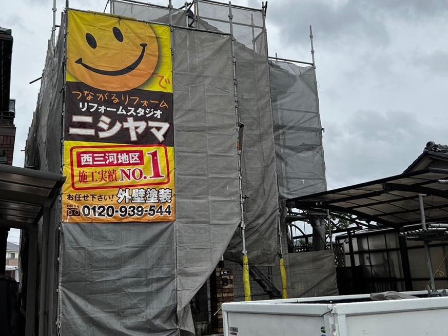 【足場設置工事】完了全景