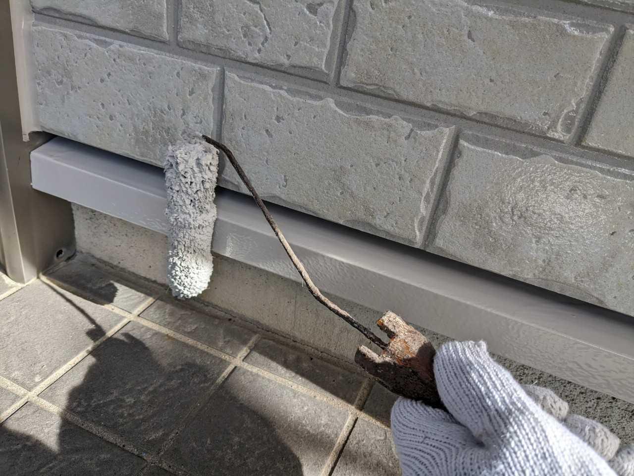 【水切り塗装】上塗り