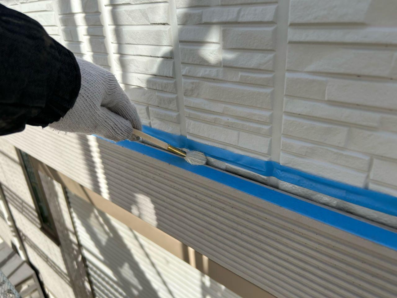 【シーリング工事】プライマー処理