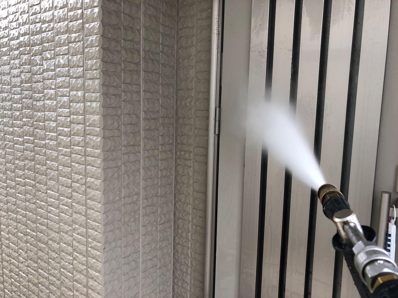 【外壁洗浄】高圧水洗浄