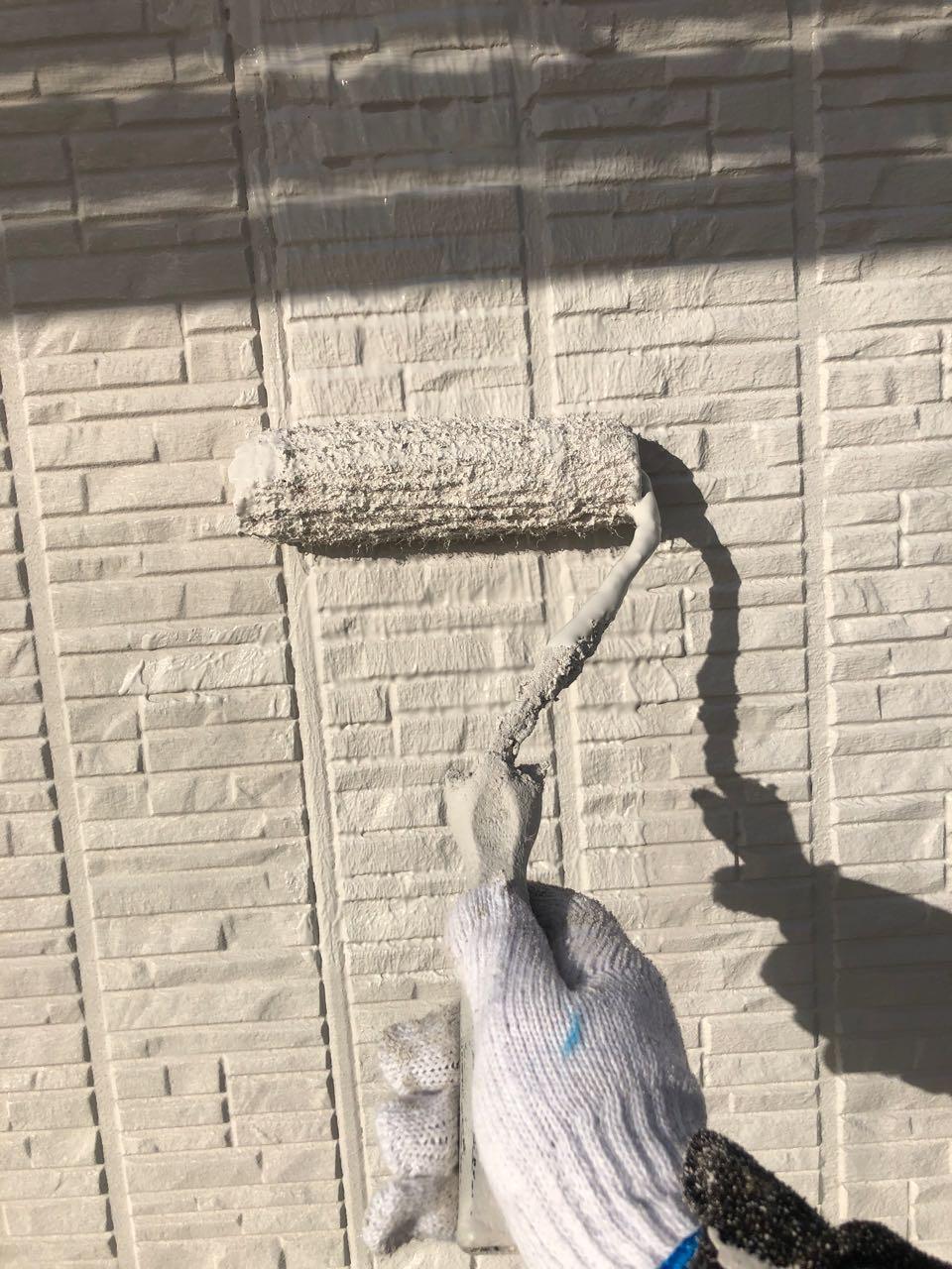 【外壁塗装1】上塗り