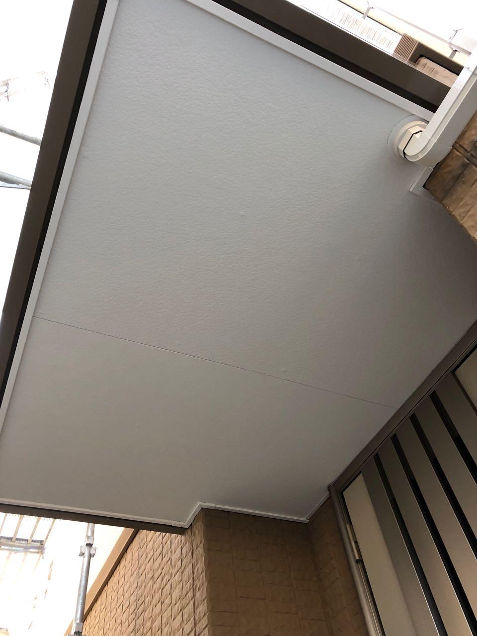 【軒天塗装】完了